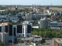 The new town of Cergy as seen from its highest tower (EDF tower)
